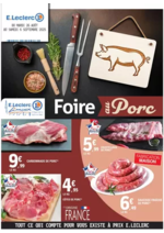 Prospectus E.Leclerc : FOIRE AU PORC