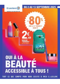 Prospectus E.Leclerc BEAUNE : BEAUTE AUTOMNE