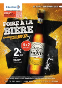 Prospectus E.Leclerc BRETEUIL : Foire à la bière op région