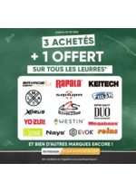 Prospectus Pacific Pêche : 3 Leurres achetés + 1 OFFERT !