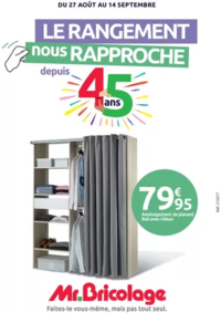Prospectus Mr Bricolage GISORS : LE RANGEMENT nous RAPPROCHE depuis 45 ans