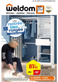 Prospectus Weldom MARCIGNY : Une rentrée bien rangée