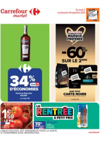 Prospectus Carrefour Drive SAINT POURCAIN SUR SIOULE : LA RENTRÉE À PETITS PRIX