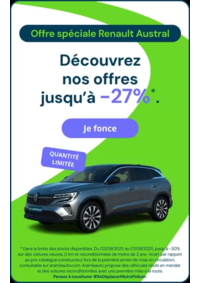 Prospectus Aramis Fréjus : Offre spéciale Renault Austral