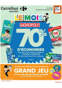 Prospectus Carrefour Drive CRECHES SUR SAONE : LE MOIS MONOPOLY, 70% D'ÉCONOMIES