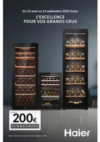 Prospectus Boulanger Annemasse : OFFRE Haier : jusqu'à 200€ remboursés !