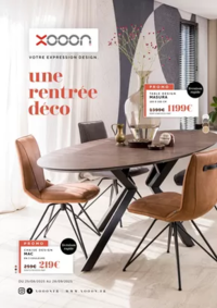 Prospectus XOOON HOUSSEN COLMAR : Une rentrée déco