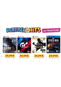 Prospectus Micromania CRÊCHES SUR SAÔNE : Rentrée des hits