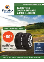 Prospectus L'auto E.Leclerc : THEMATIQUE RENTREE