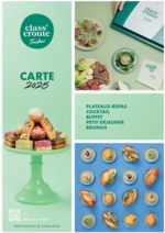 Prospectus Class'croute : Carte 2025