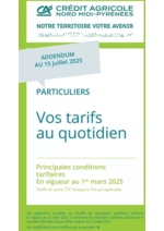 Promos et remises  : Particuliers Vos tarifs au quotidien