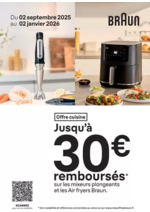 Prospectus BeDigital : BRAUN MIXEUR PLONGEANT ET AIR FRYER
