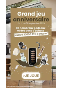 Prospectus Cuisines références NOYON : Frand jeu anniversaire