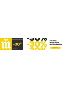 Prospectus Midas Coignières : -30% sur le kot de courroie de distribution