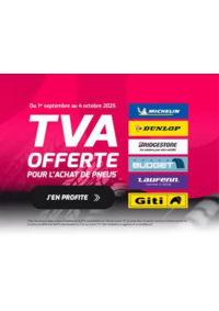 Prospectus Profil + SAINT MALO : TVA OFFERTE POUR L'ACHAT DE PNEUS* !