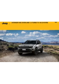 Prospectus Jeep Castres : AVENGER 4XE OVERLAND 1.2 TURBO T3 145 CH BVR6