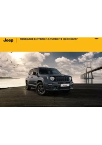 Prospectus Jeep Longuenesse : RENEGADE E-HYBRID 1.5 TURBO T4 130 CH BVR7