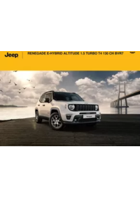 Prospectus Jeep Amiens : RENEGADE E-HYBRID ALTITUDE 1.5 TURBO T4 130 CH BVR7