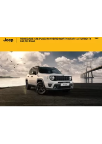 Prospectus Jeep Castres : RENEGADE 4XE PLUG IN HYBRID NORTH STAR 1.3 TURBO T4 240 CH BVA6