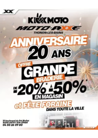 Prospectus Moto Axxe CONDE SUR SARTHE / ALENCON : Retrouvez vos animations magasins !