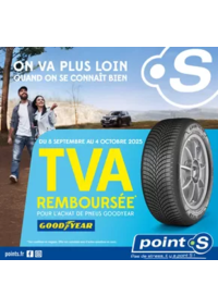 Prospectus Point S LANGUEUX : Mais ce n'est pas tout ! Dès deux pneus Goodyear achetés, vous avez une chance de gagner 200€ en bon