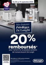 Prospectus Boulanger : Mes Instants Privilèges De’Longhi : 20€ remboursés