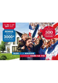 Prospectus Fenêtres LORENOVE ST VALERY EN CAUX : Bénéficiez jusqu’à 3 000 € TTC de remise sur votre projet… Offre réservée aux 500 premières commande