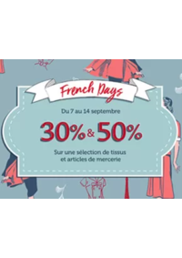Prospectus Mondial Tissus ESSEY LES NANCY : French days
