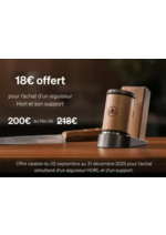 Promos et remises  : 18 € offert