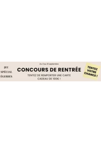 Prospectus Jacqueline Riu CAMBRAI : Tentez votre chance !
