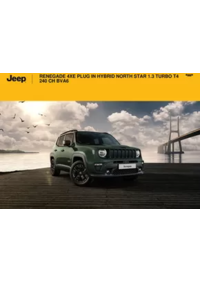 Prospectus Jeep Laxou : RENEGADE 4XE PLUG IN HYBRID NORTH STAR 1.3 TURBO T4 240 CH BVA6
