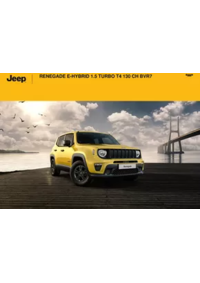 Prospectus Jeep Boulogne Billancourt : RENEGADE E-HYBRID 1.5 TURBO T4 130 CH BVR7