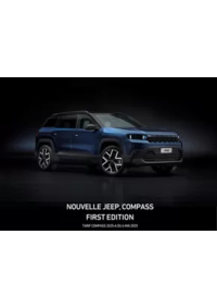 Prospectus Jeep Boulogne Billancourt : NOUVELLE JEEP COMPASS FIRST EDITION