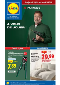 Prospectus Lidl SARRIANS : Profitez de la déco tendance et des outils Parkside pour tous vos projets, à prix Lidl !