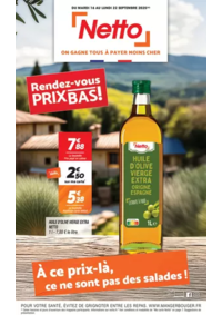 Prospectus Netto Saintes : RENDEZ-VOUS PRIX BAS