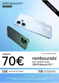 Prospectus LDLC Angoulême : Jusqu'à 70€ remboursés avec OPPO