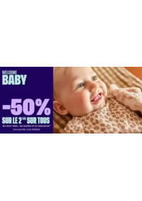 Prospectus Tape à l'oeil LE PONTET : MOIS DU BEBE -50% sur le 2ème
