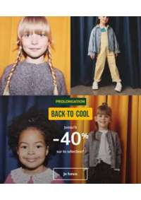Prospectus VERTBAUDET Vannes : PROLONGATION jusqu'à -40% sur la sélection Back to cool