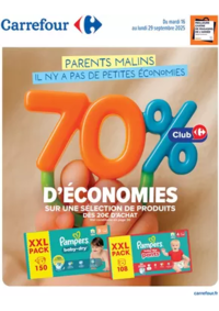 Prospectus Carrefour city PARIS 42 avenue de la Motte Picquet : PARENTS MALINS IL N'Y A PAS DE PETITES ÉCONIMIES