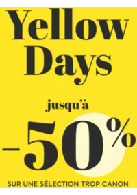 Prospectus Jennyfer BETHUNE : Yellow days -50%