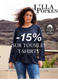 Prospectus Ulla Popken Paris : -15 % sur tous les t-shirts