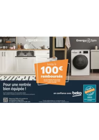 Prospectus Copra BELLAC : Beko vous rembourse jusqu'à 100€