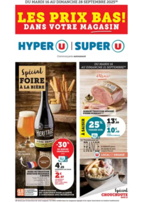 Prospectus Super U INGWILLER : Choucroute / foire à la bière