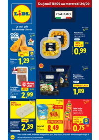 Prospectus Lidl SALEILLES : Chez Lidl, découvrez une sélection de produits qui vous transporte au cœur de l'Italie !