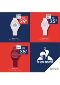 Prospectus Trésor Bijoux BAGNOLET : Le Coq Sportif