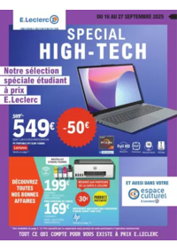 Prospectus Espace culturel E.Leclerc LE BLANC MESNIL : SPECIAL HIGH-TECH