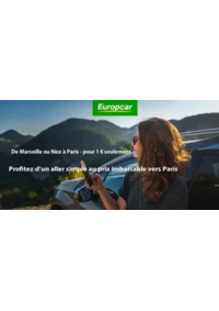 Prospectus Europcar LUISANT : Profitez d’un aller simple au prix imbattable vers Paris