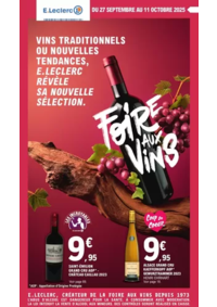 Prospectus E.Leclerc ST-VALERY EN CAUX : FOIRE AUX VINS - MIXTE