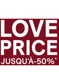 Prospectus Etam Lingerie CHARLEVILLE MEZIERES : LOVE PRICE Jusqu'à -50%