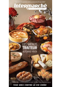 Prospectus Intermarché Super Dole : CATALOGUE TRAITEUR AUTOMNE HIVER